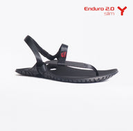 Bosky Enduro 2.0 Y Slim barfods sandaler til kvinder og mænd i farven black, yderside