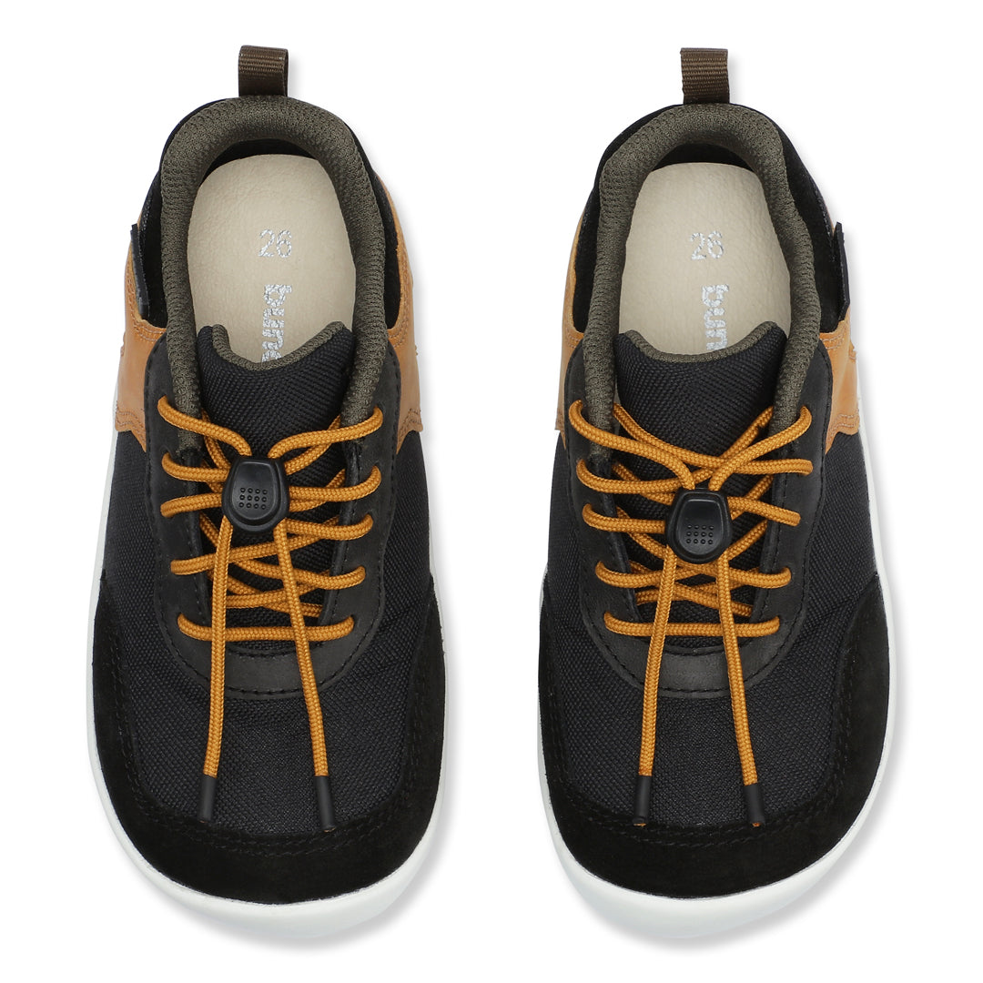 Bundgaard Bennie Lace TEX barfods vandtæt sneaker til børn i farven black, top