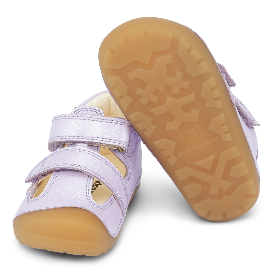 Bundgaard Petit Summer barfods sandaler til børn i farven lavender, par