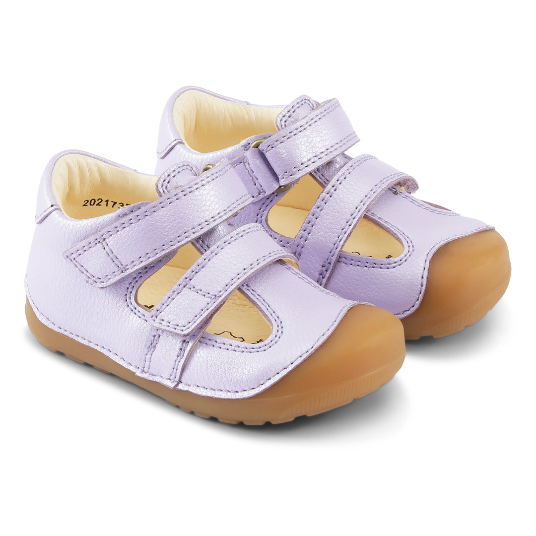 Bundgaard Petit Summer barfods sandaler til børn i farven lavender, par