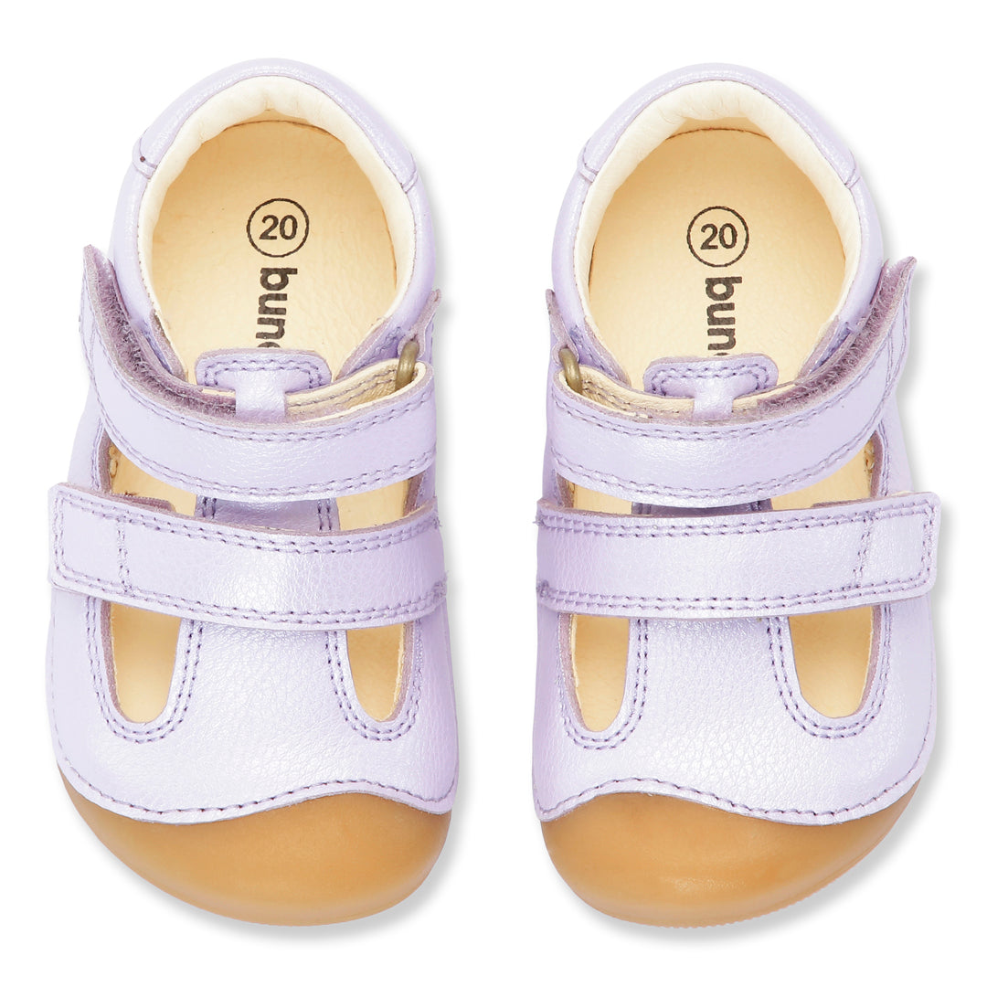 Bundgaard Petit Summer barfods sandaler til børn i farven lavender, top