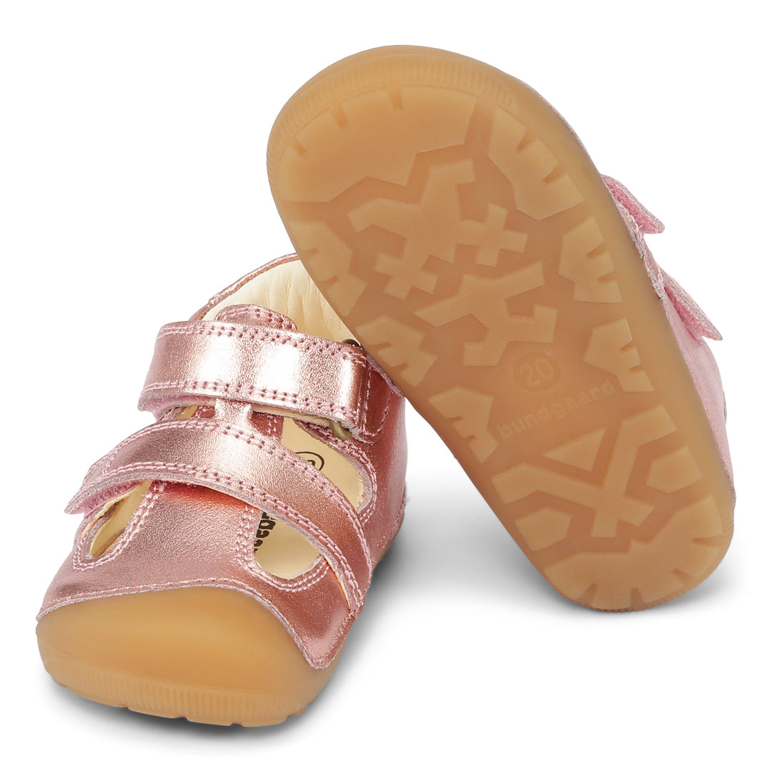 Bundgaard Petit Summer barfods sandaler til børn i farven rose gold, par