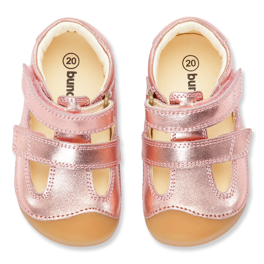 Bundgaard Petit Summer barfods sandaler til børn i farven rose gold, top