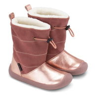 Bundgaard Walker Pull Tex II barfods moon boots vinterstøvler til piger i farven rose gold, par