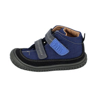 Filii Viper Velcro "Medium" barfods high sneakers til børn i farven ocean, yderside