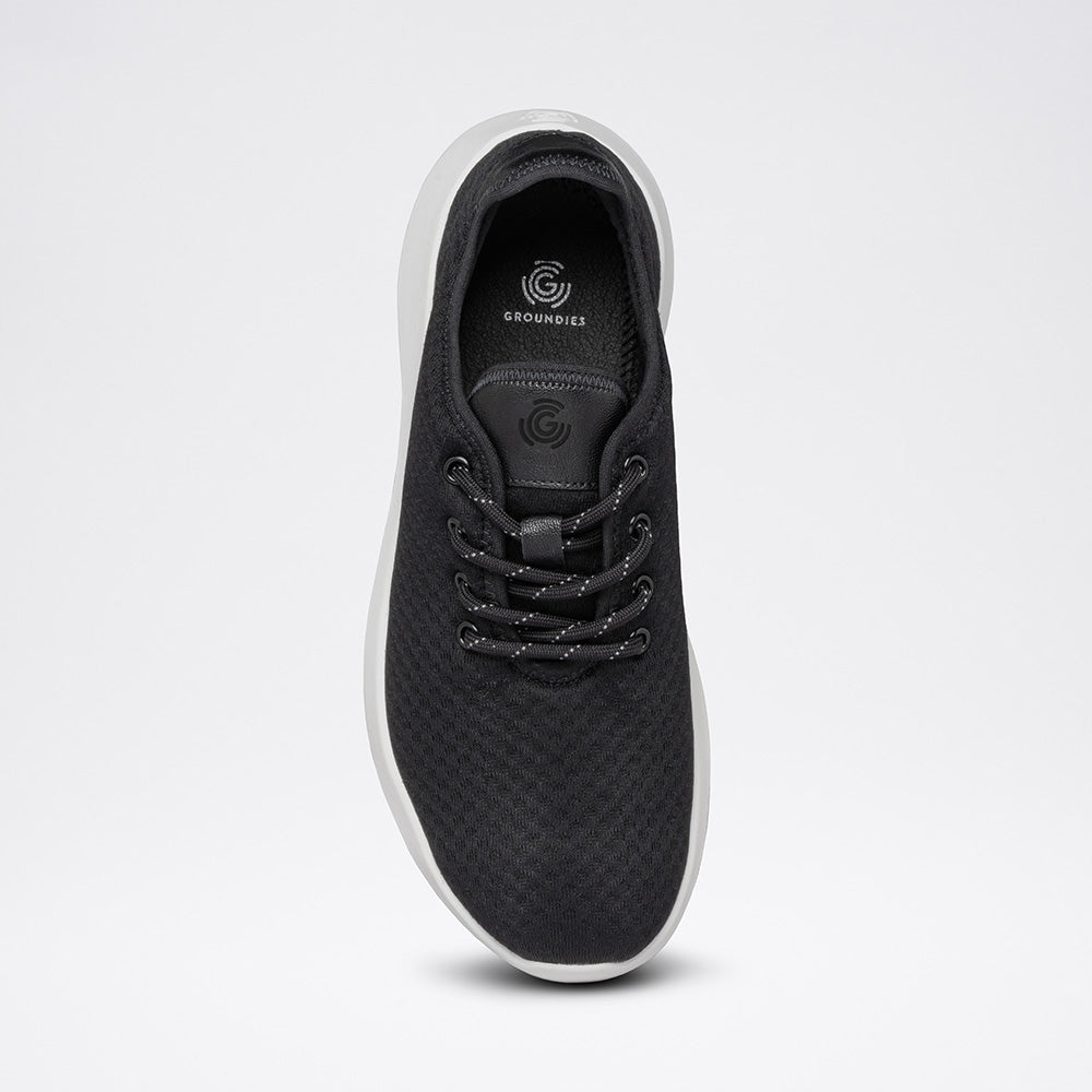Groundies Balance Vegan Men barfods sneakers til mænd i farven black, top