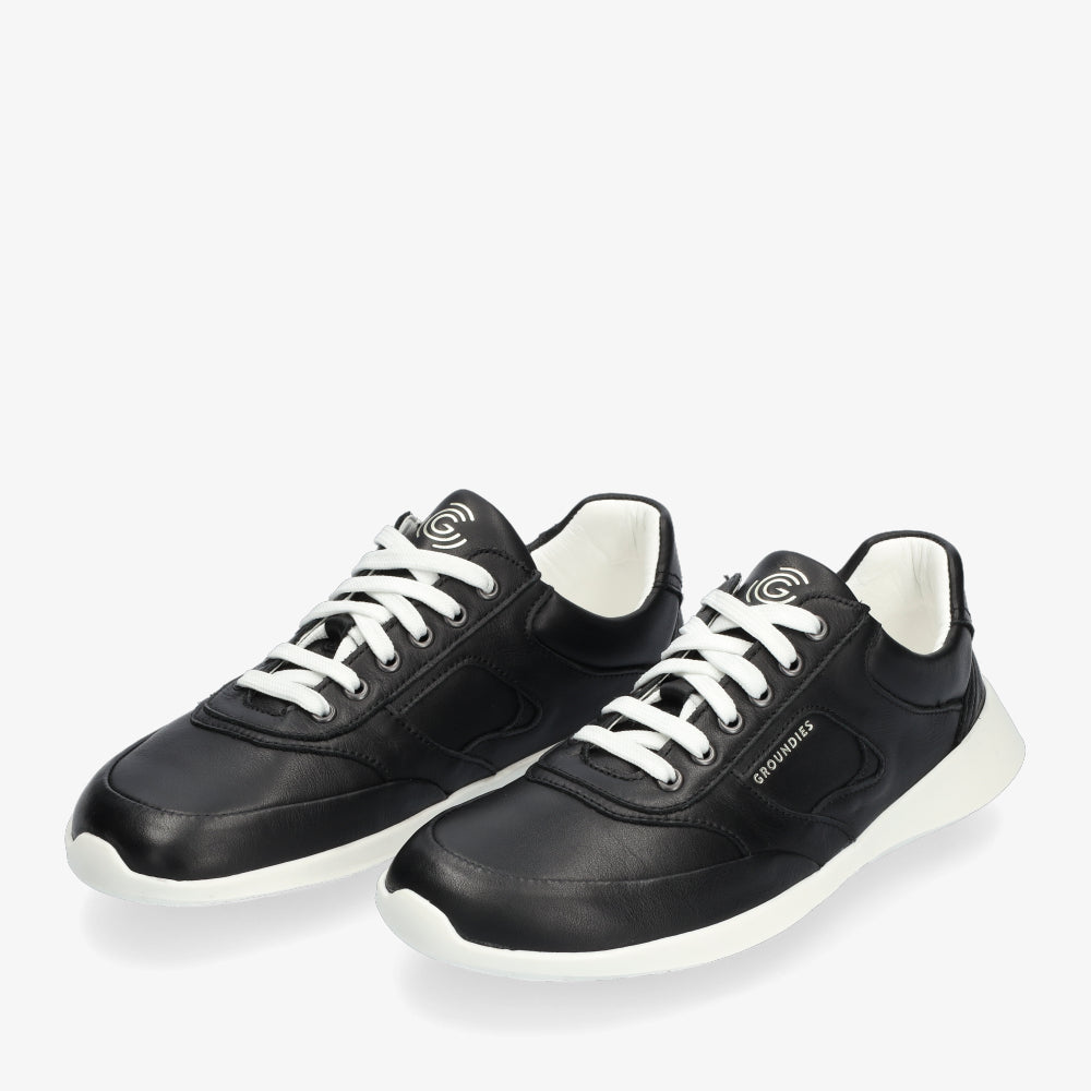Groundies New Port Men barfods sneakers til mænd i farven black, par
