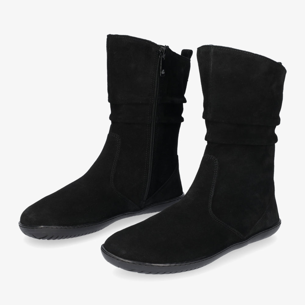 Groundies Odessa Women barfods vinterstøvler til kvinder i farven black, par