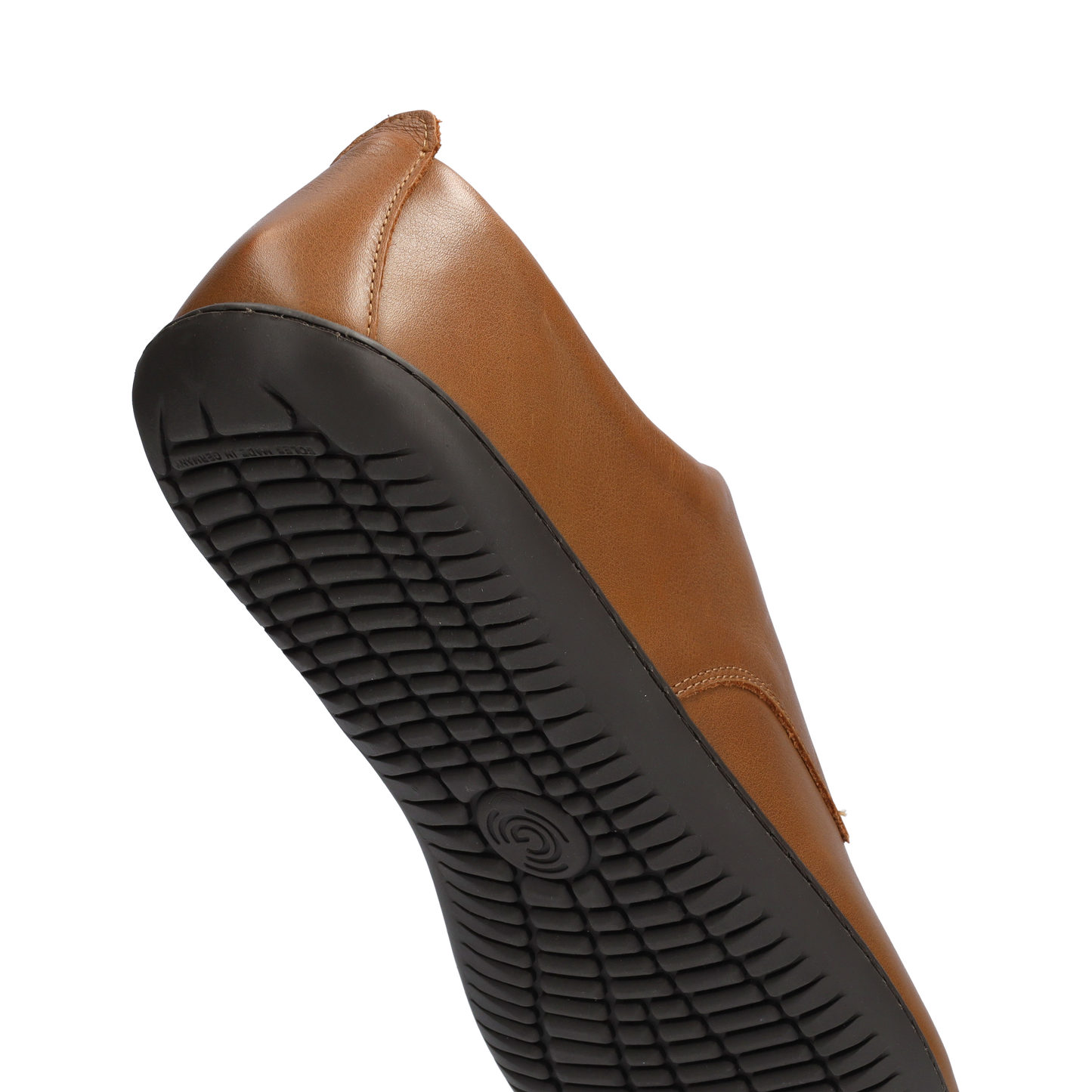 Groundies Palermo Men barfods klassisk oxford sko til mænd i farven brown, detalje