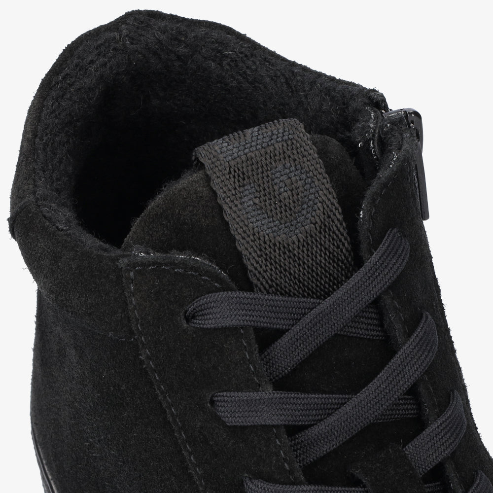 Groundies San Francisco Men barfods vinter sneakers til mænd i farven black, detalje
