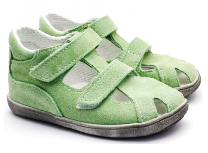 Jonap 041S Sandal barfods sandaler til børn i farven green, yderside