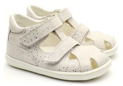 Jonap 041S Sandal barfods sandaler til børn i farven silver, yderside