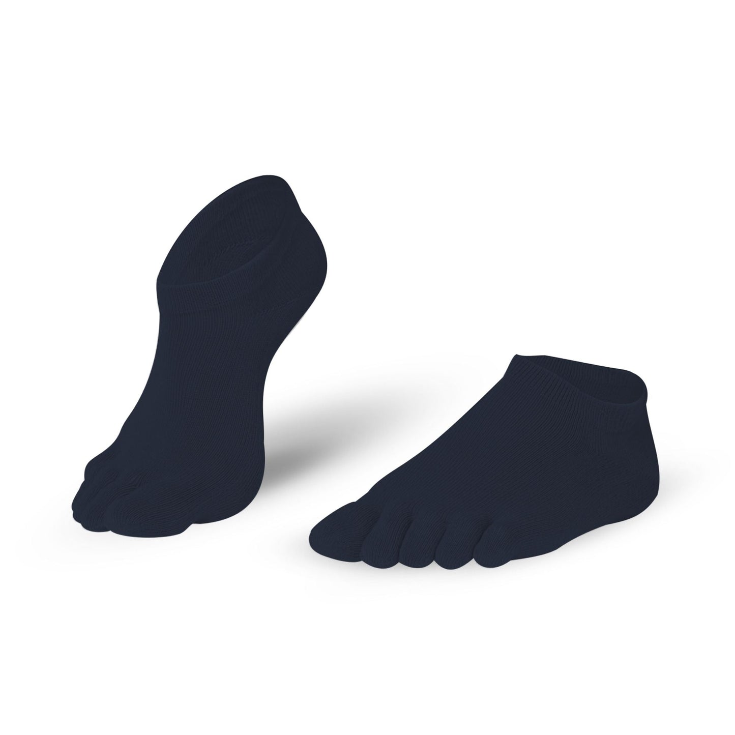 Knitido Essentials Sneaker barfods tåsokker til kvinder og mænd i farven black, par