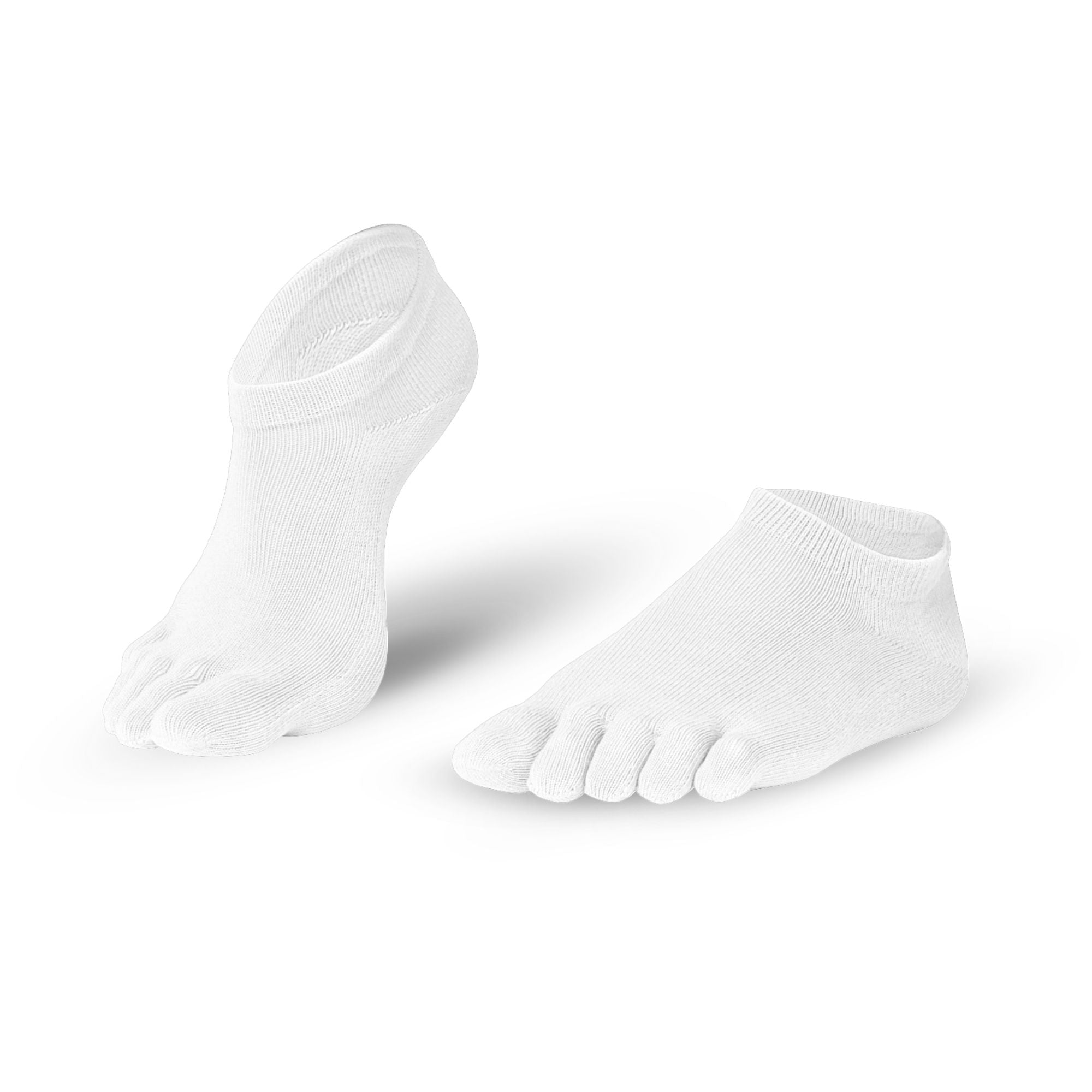 Knitido Essentials Sneaker barfods tåsokker til kvinder og mænd i farven white, par