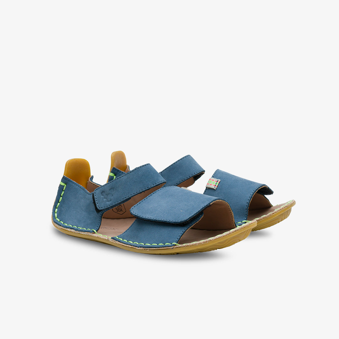 Vivobarefoot Ababa Sandal II Kids barfods sandaler til børn i farven indigo, par