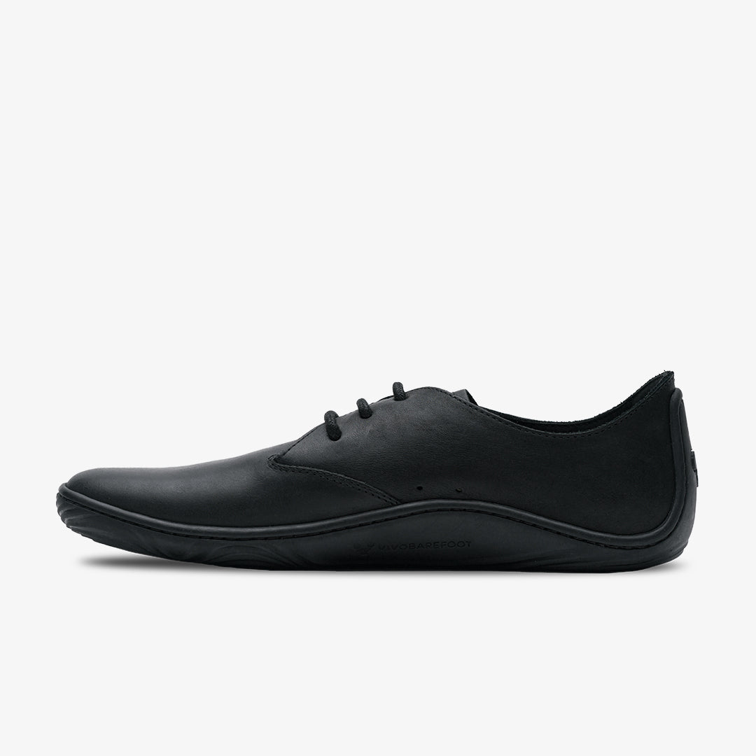 Vivobarefoot Addis Oxford Mens barfods oxford sko til mænd i farven black, inderside