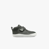 Vivobarefoot Primus Bootie II All Weather Toddlers barfods high sneakers til tumling i farven charcoal, yderside