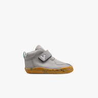 Vivobarefoot Primus Bootie II All Weather Toddlers barfods high sneakers til tumlinge i farven zinc, yderside
