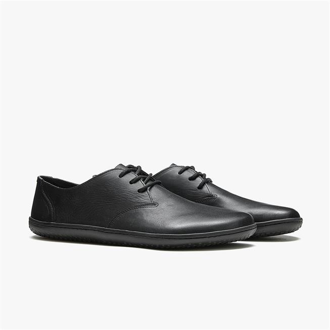 Vivobarefoot Ra Lux Mens barfods oxford business sko til mænd i farven black, par