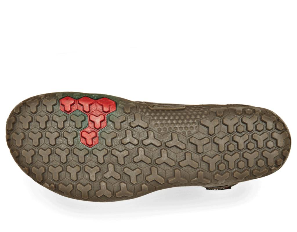 Vivobarefoot Tracker FG Womens barfods støvler til kvinder i farven brown, saal