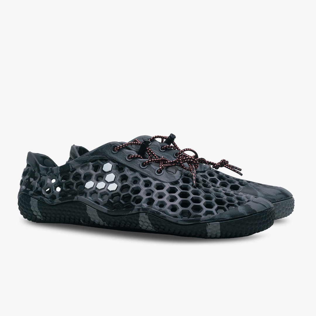 Vivobarefoot Ultra Bloom III Mens barfods vandsko/sandaler til mænd i farven obsidian / grey, par