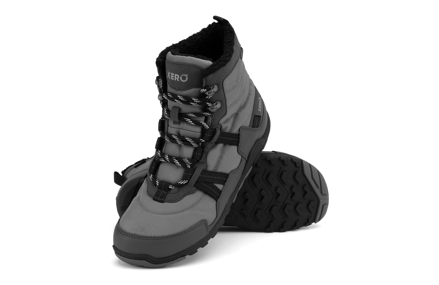 Xero Shoes Alpine Mens barfods vinterstøvler til mænd i farven asphalt, par