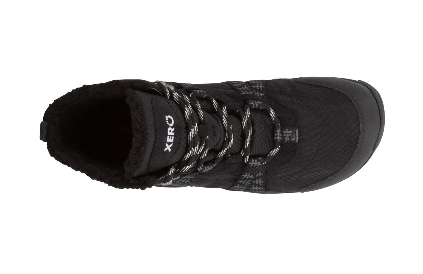 Xero Shoes Alpine Mens barfods vinterstøvler til mænd i farven black (2021), top