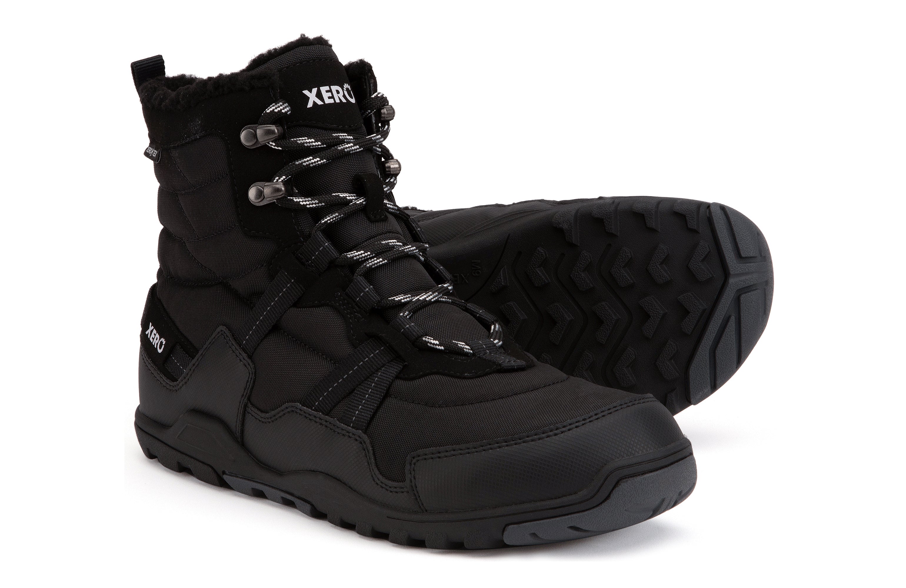 Xero Shoes Alpine Mens barfods vinterstøvler til mænd i farven black, par