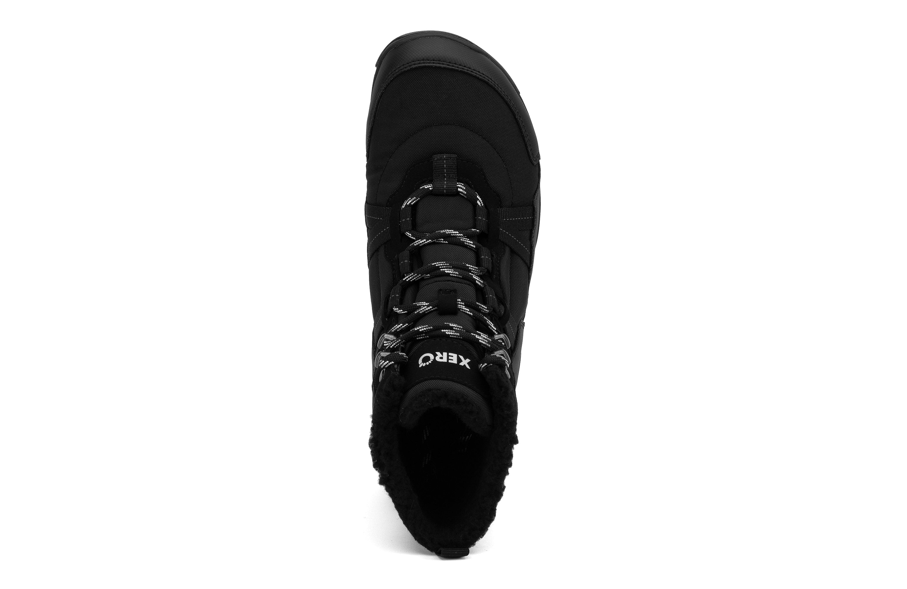 Xero Shoes Alpine Mens barfods vinterstøvler til mænd i farven black, top