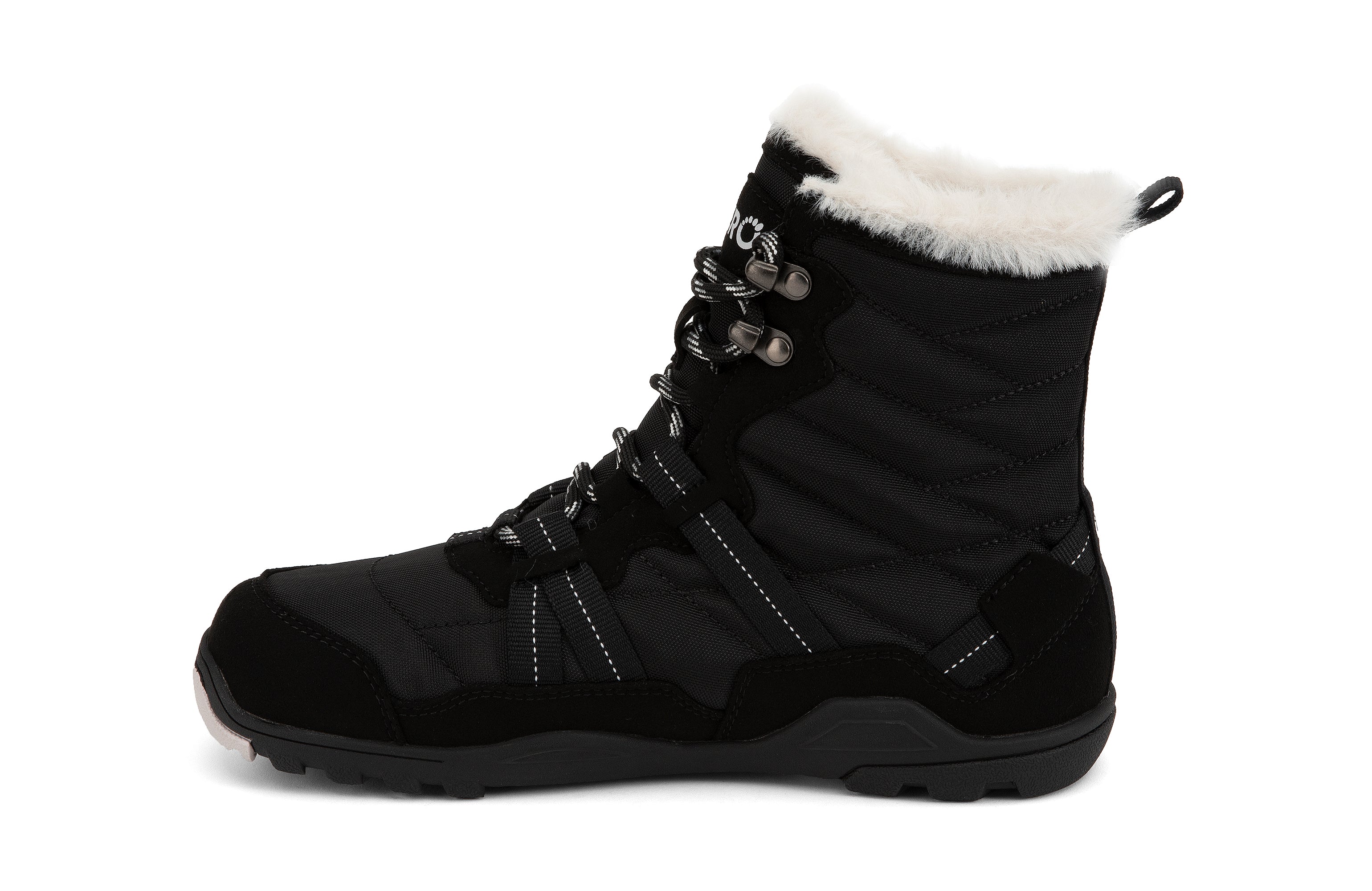Xero Shoes Alpine Womens barfods vinterstøvler til kvinder i farven black, inderside
