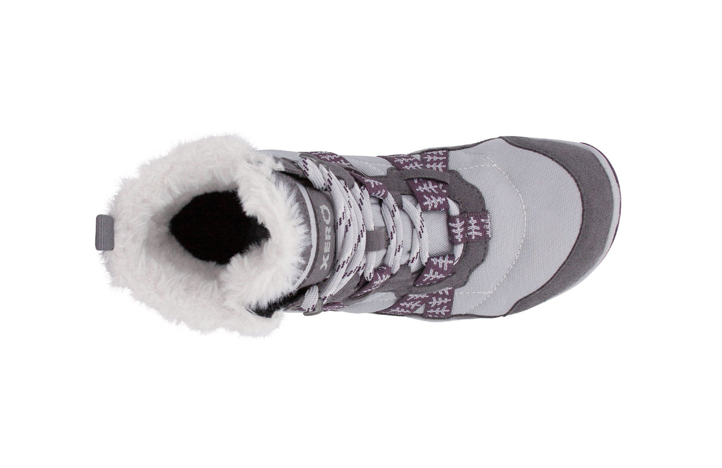 Xero Shoes Alpine Womens barfods vinterstøvler til kvinder i farven frost, top