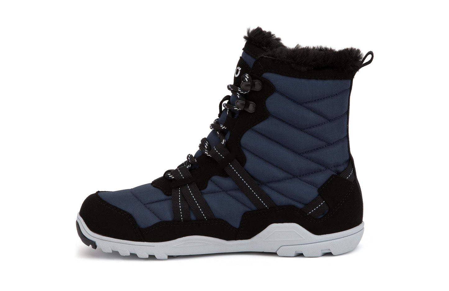 Xero Shoes Alpine Womens barfods vinterstøvler til kvinder i farven navy / black, inderside
