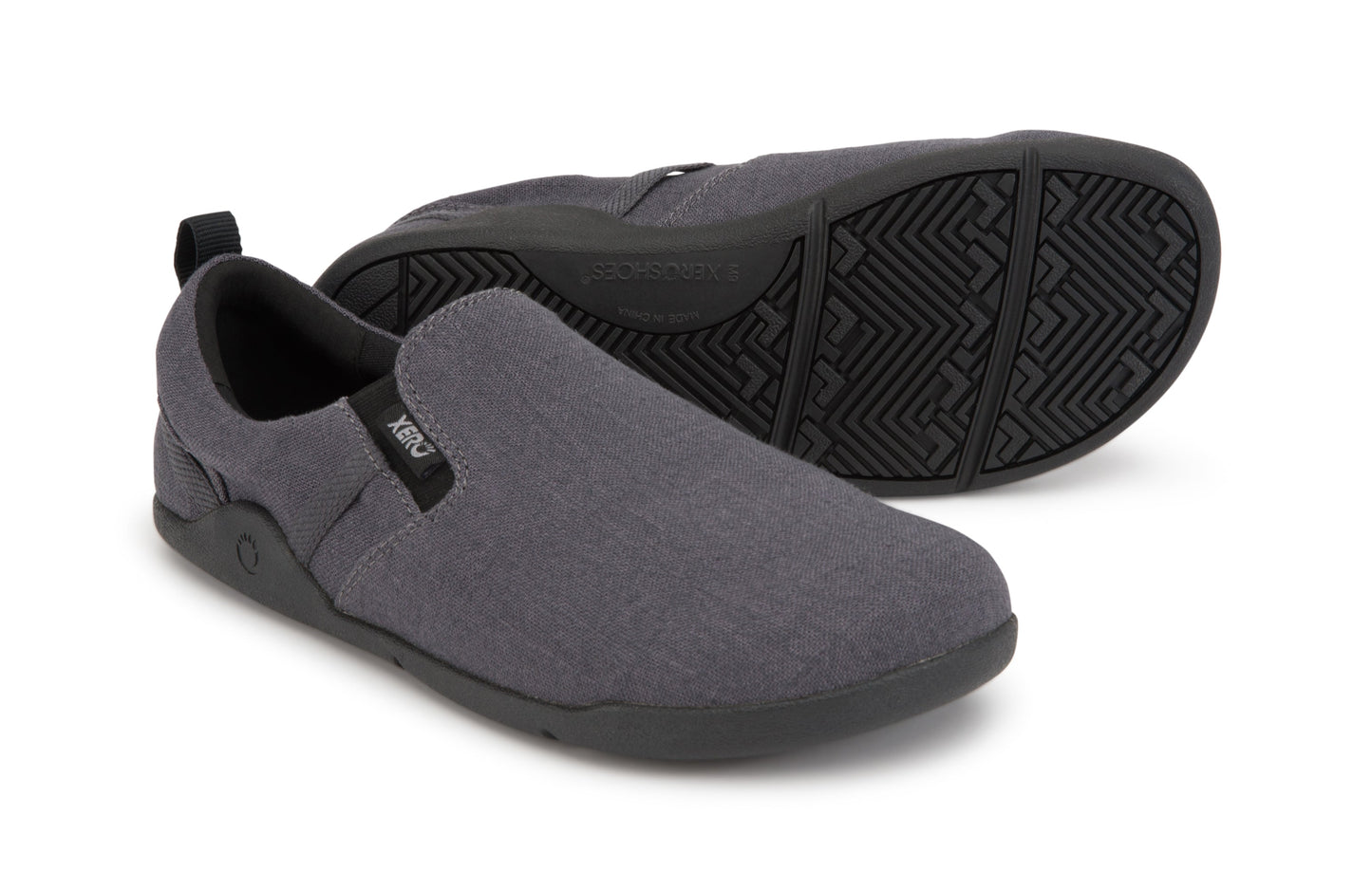 Xero Shoes Aptos Mens barfods slip-on til mænd i farven asphalt, par
