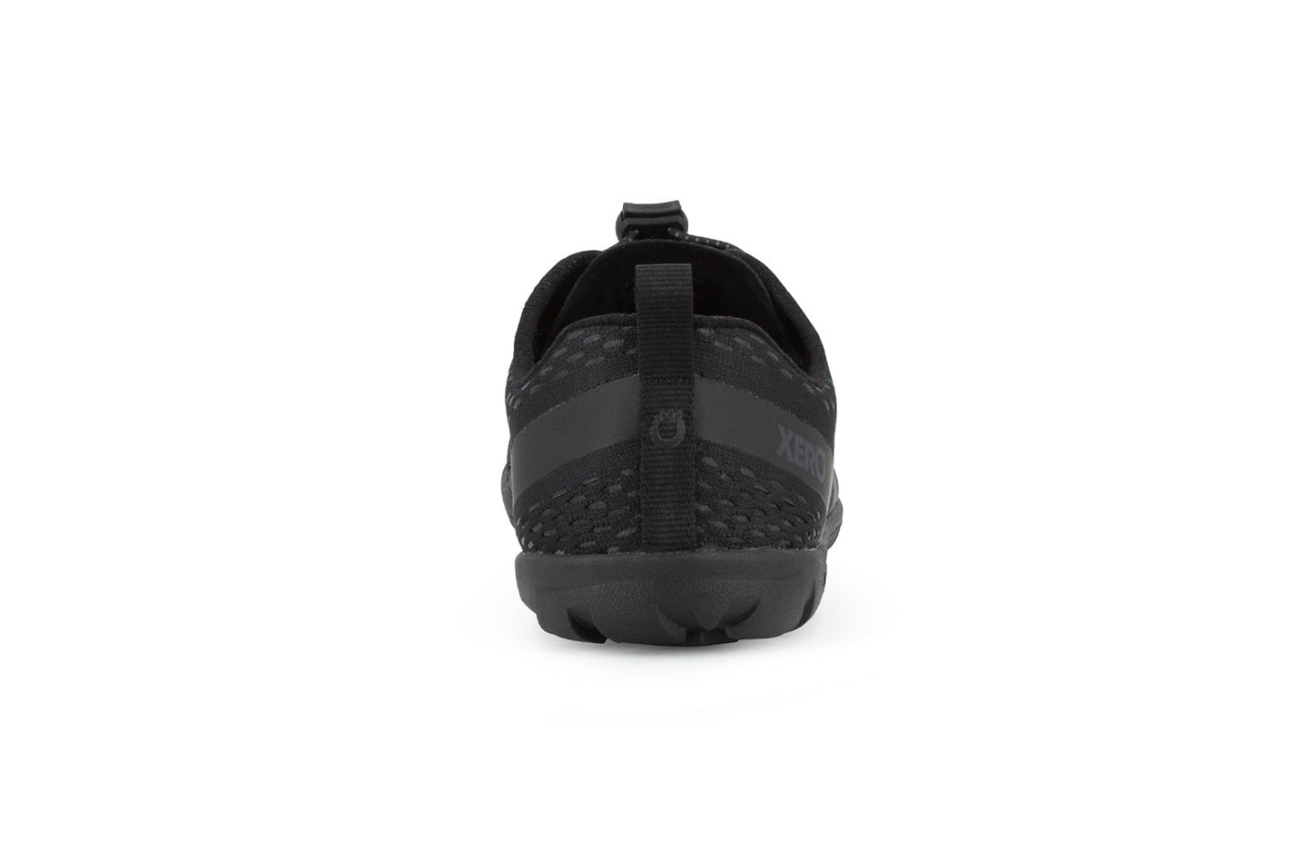 Xero Shoes Aqua X Sport Women barfods vandsko til kvinder i farven black, bagfra