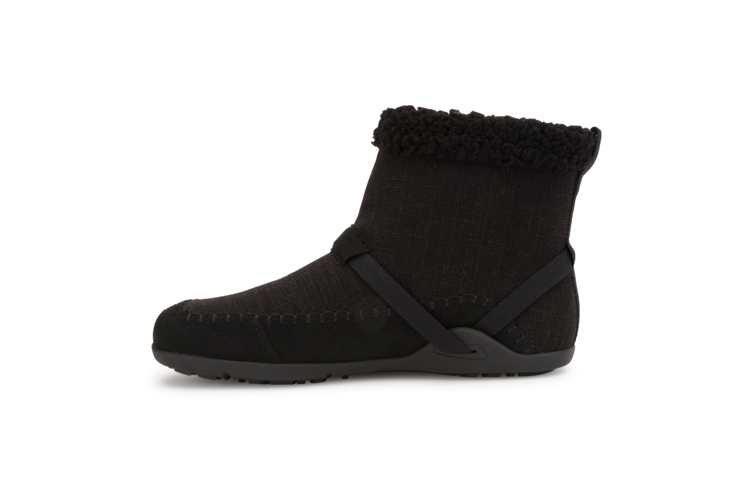 Xero Shoes Ashland barfods kanvas støvler til kvinder i farven black, inderside