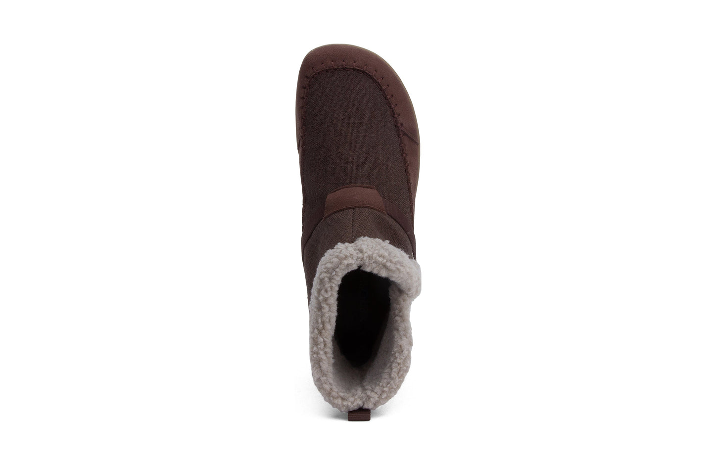 Xero Shoes Ashland barfods kanvas støvler til kvinder i farven java brown, top