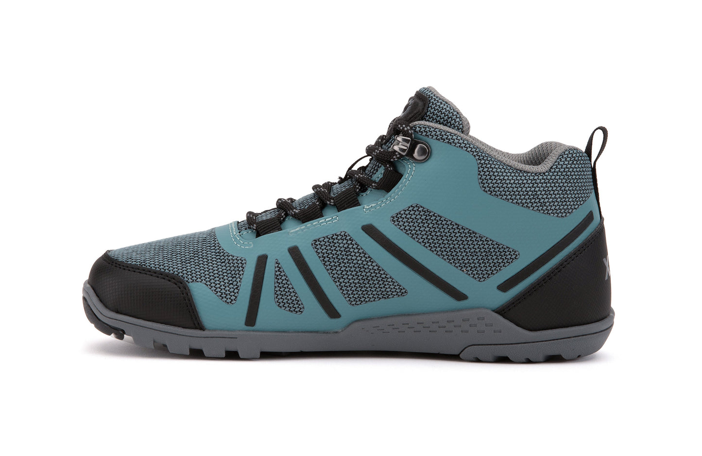 Xero Shoes Daylite Hiker Fusion Womens barfods vandrestøvler til kvinder i farven arctic blue / asphalt, inderside