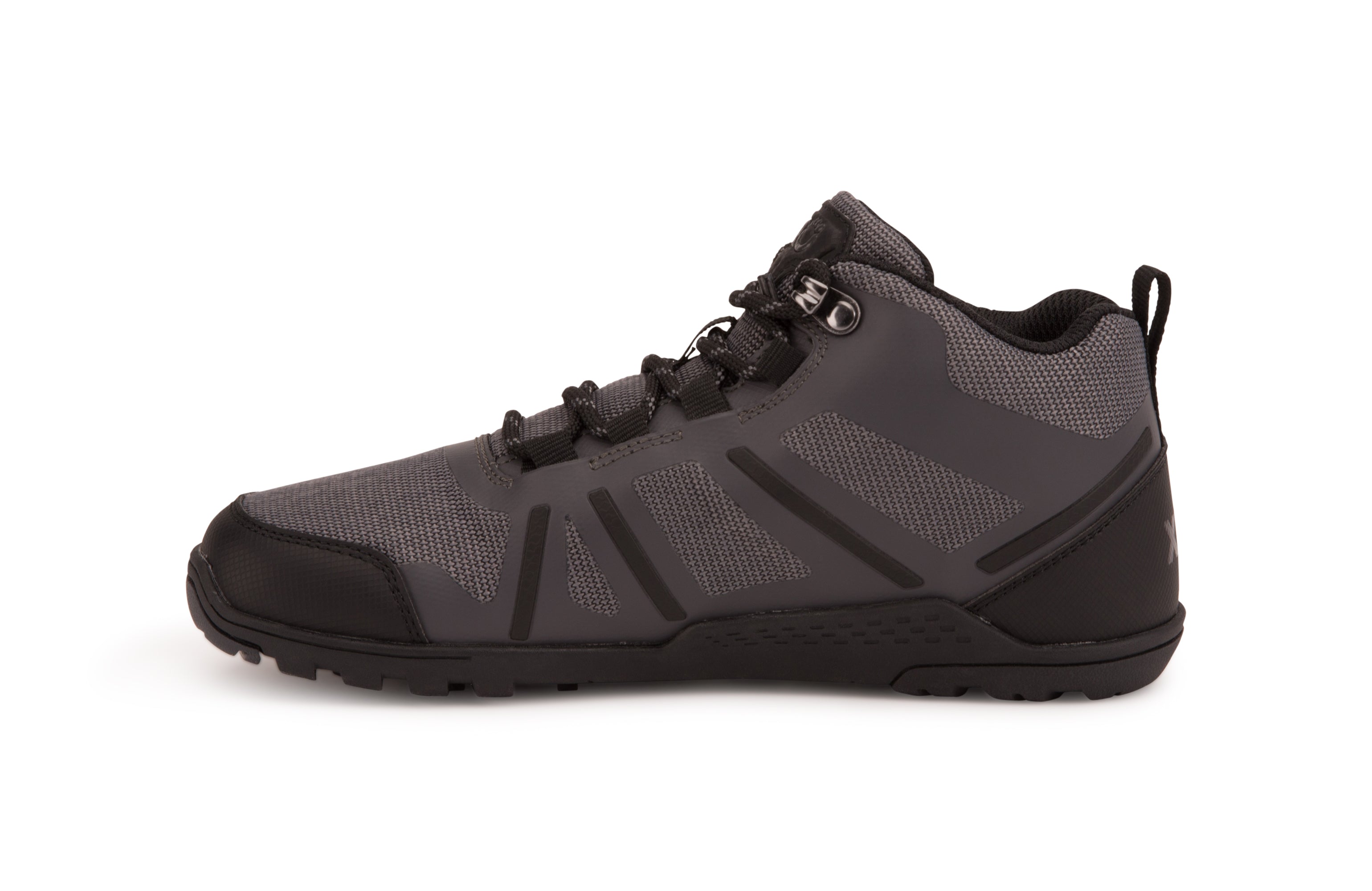 Xero Shoes Daylite Hiker Fusion Womens barfods vandrestøvler til kvinder i farven asphalt, inderside