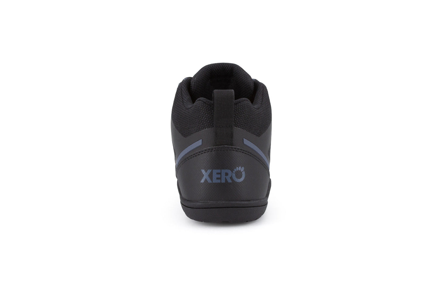 Xero Shoes Daylite Hiker Fusion Womens barfods vandrestøvler til kvinder i farven black, bagfra