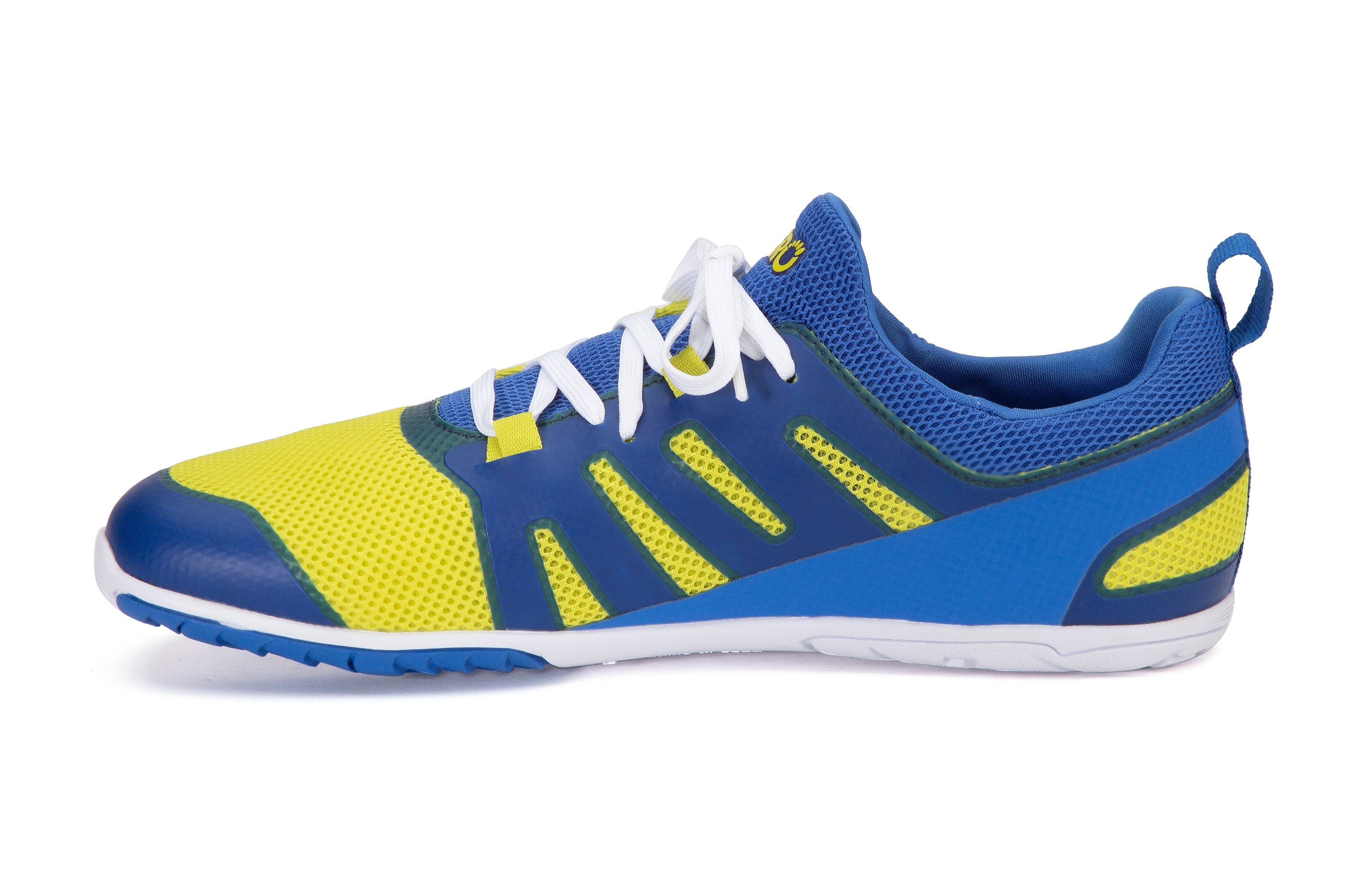 Xero Shoes Forza Runner Mens barfods løbesko til mænd i farven victory blue / sulphur, inderside