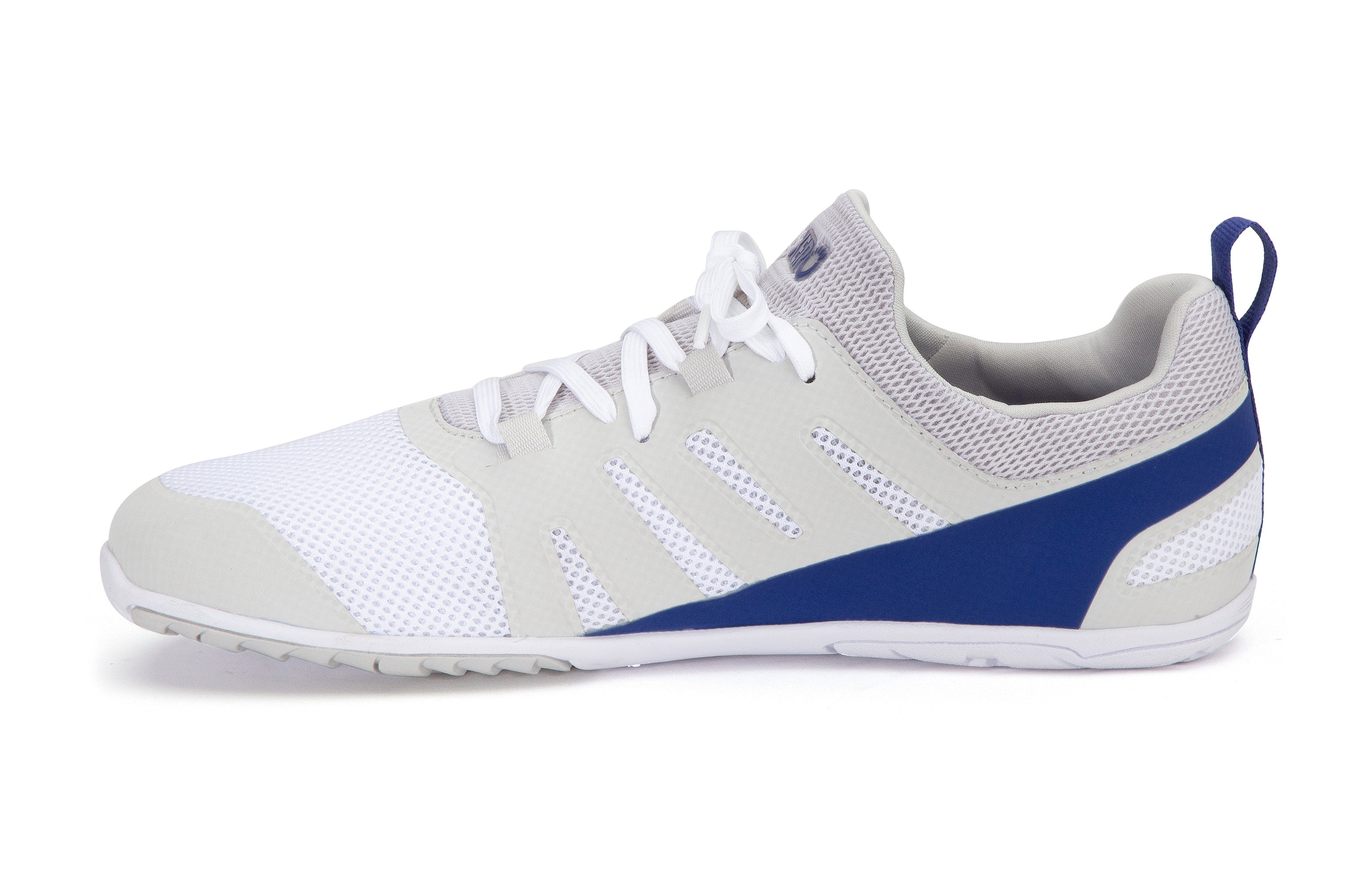 Xero Shoes Forza Runner Mens barfods løbesko til mænd i farven white / sodalite blue, inderside