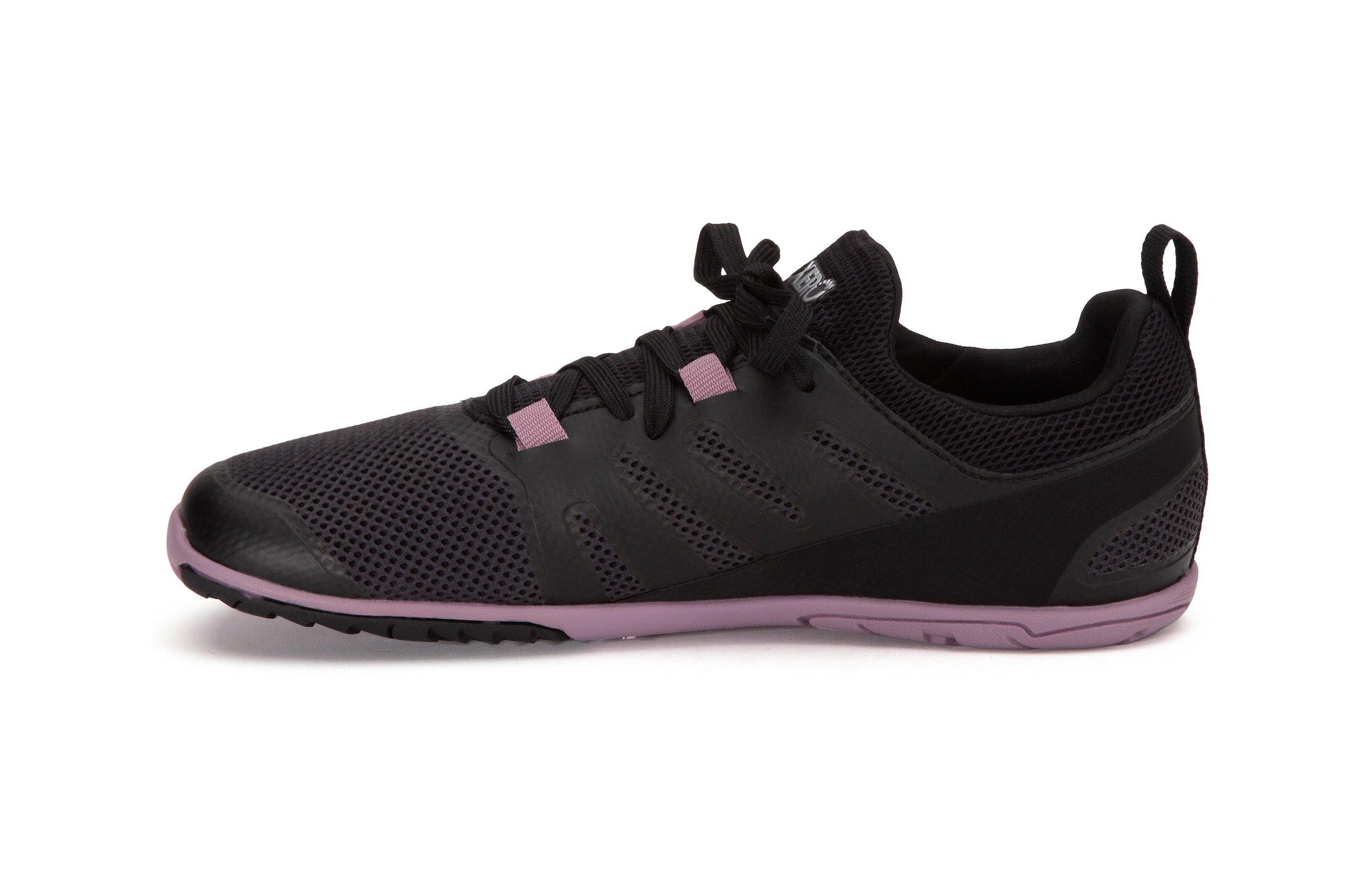 Xero Shoes Forza Runner Womens barfods løbesko til kvinder i farven black/elderberry, inderside