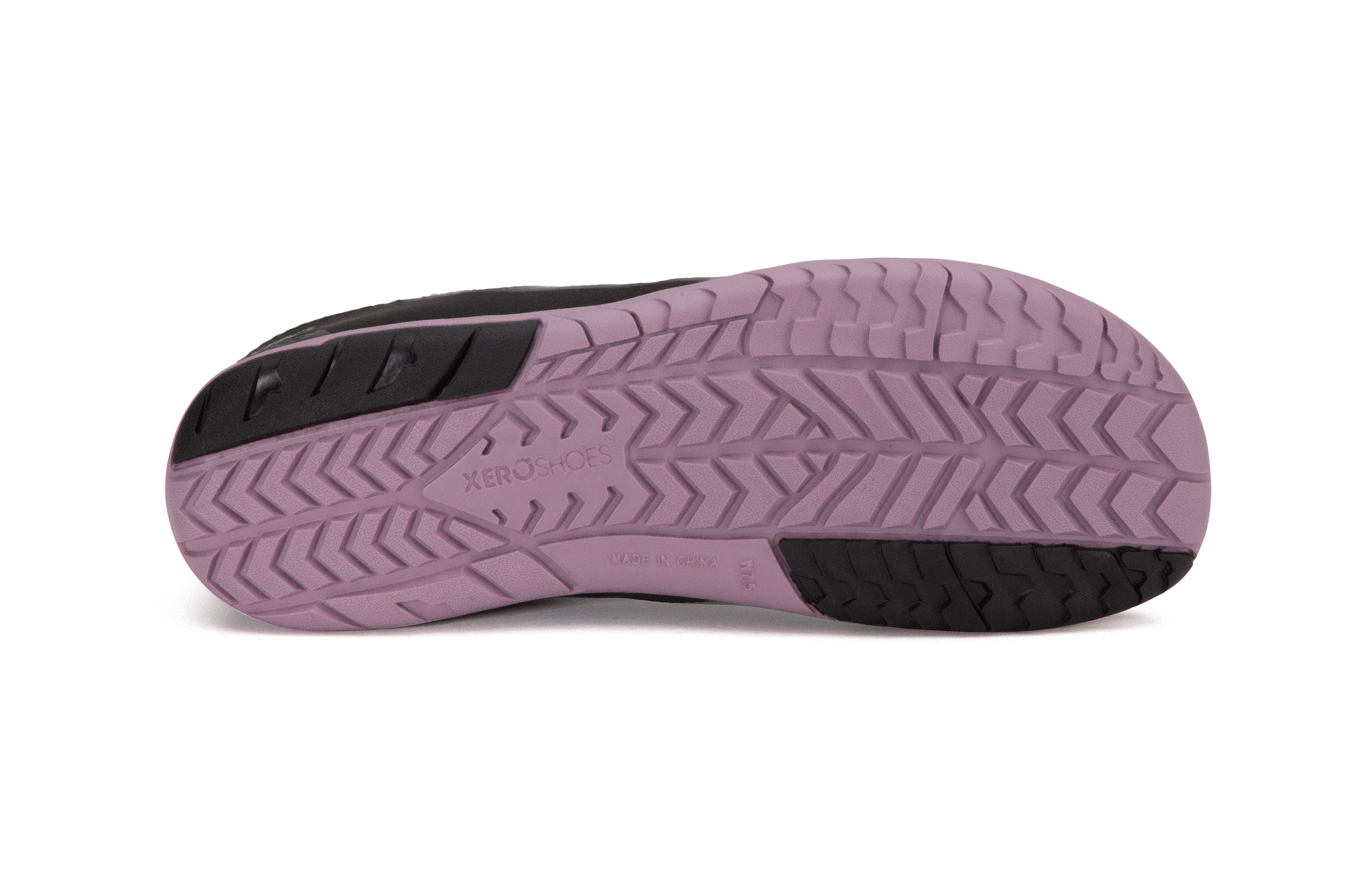 Xero Shoes Forza Runner Womens barfods løbesko til kvinder i farven black/elderberry, saal