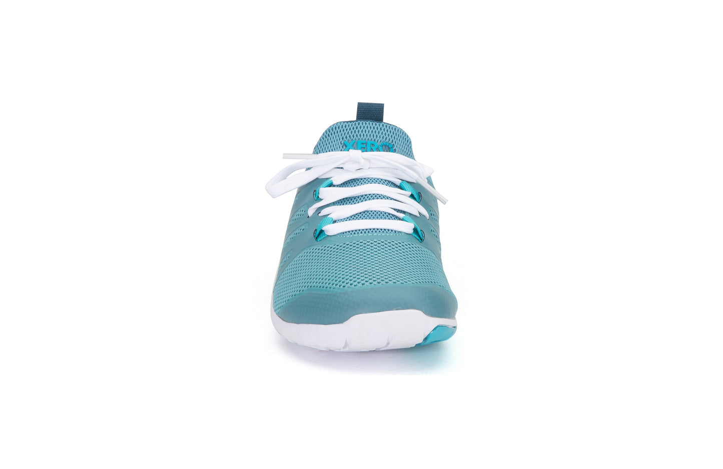 Xero Shoes Forza Runner Womens barfods løbesko til kvinder i farven blue/peacoat, forfra