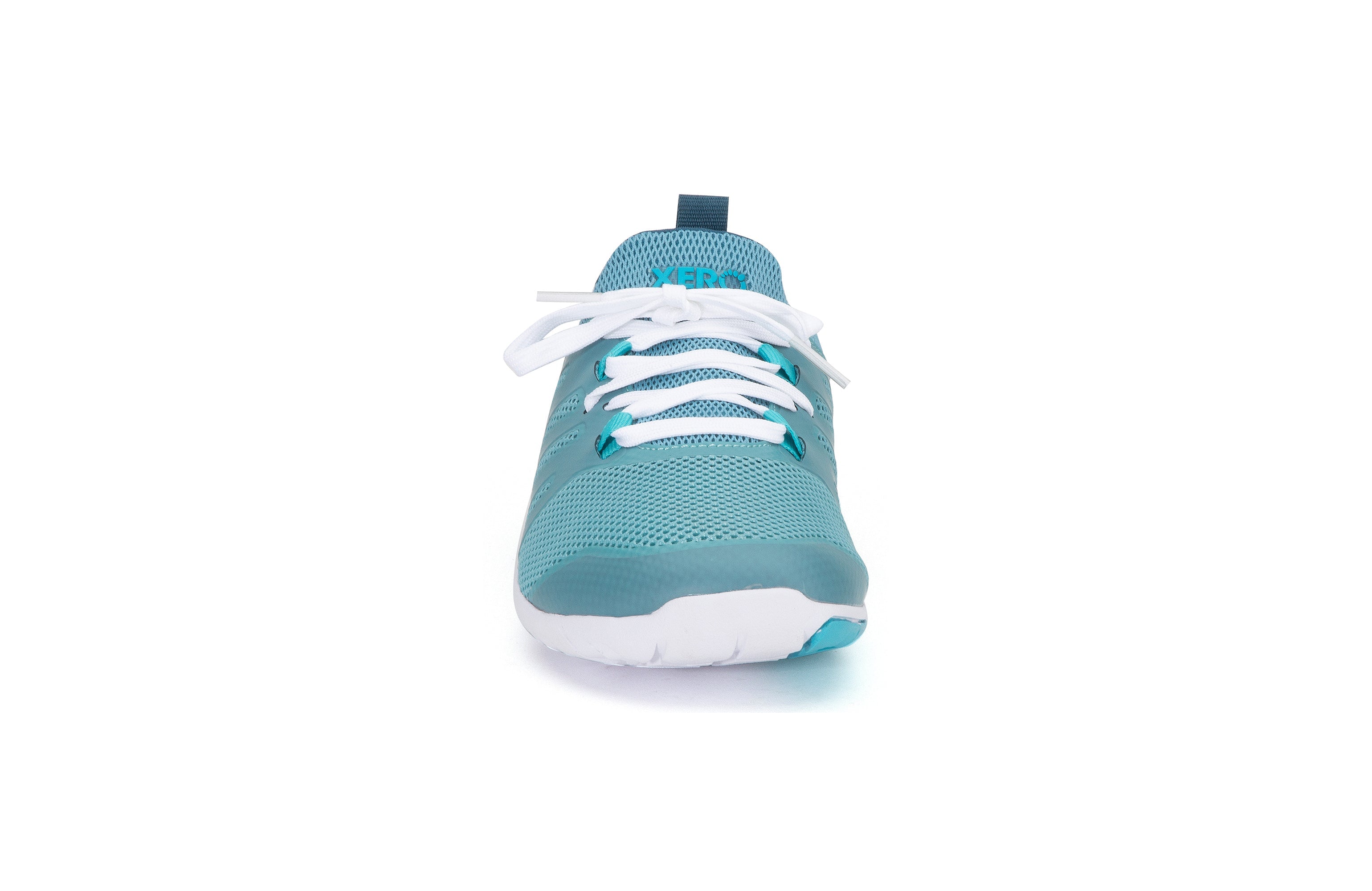 Xero Shoes Forza Runner Womens barfods løbesko til kvinder i farven blue/peacoat, forfra