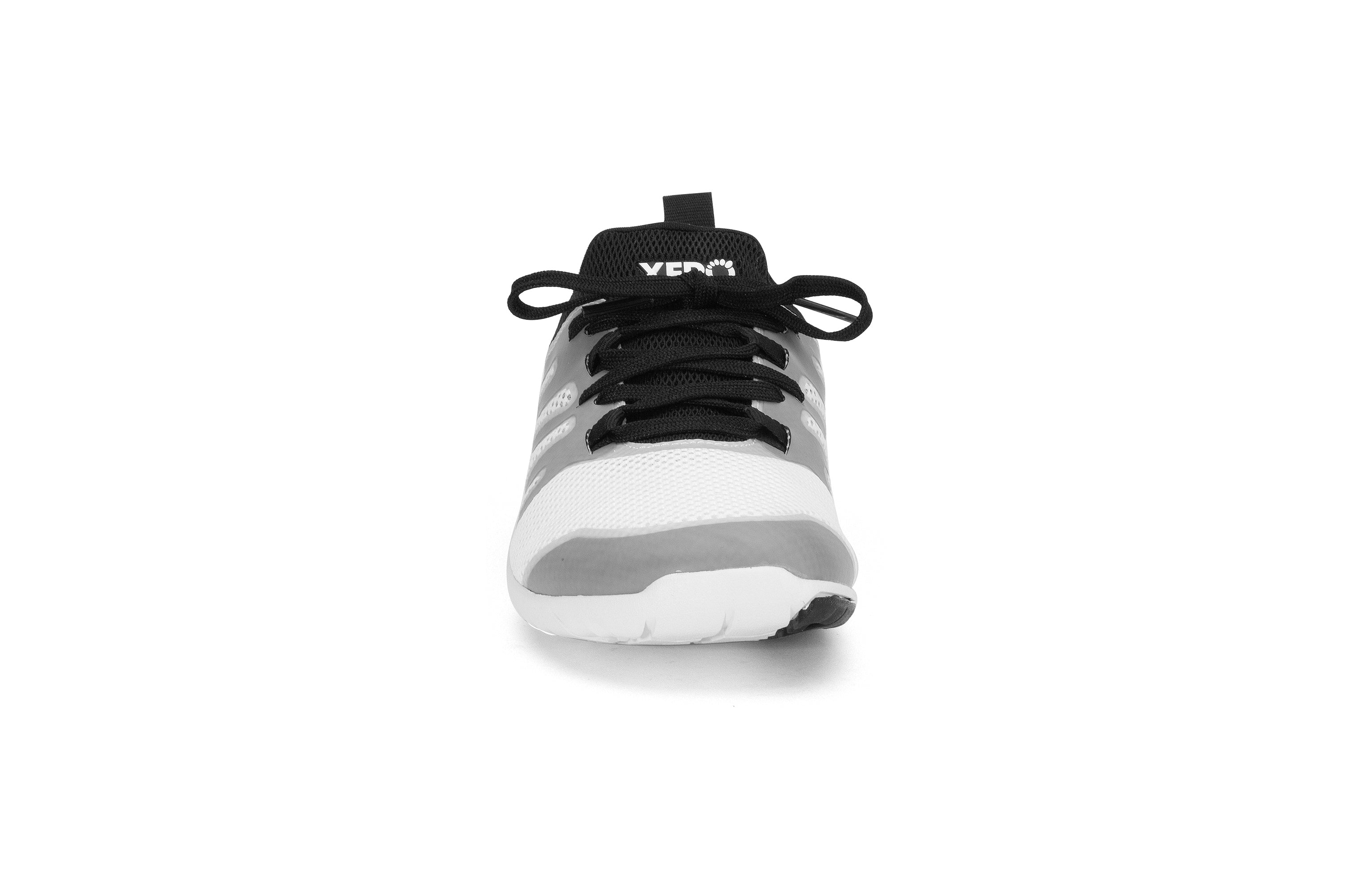 Xero Shoes Forza Runner Womens barfods løbesko til kvinder i farven white/black, forfra