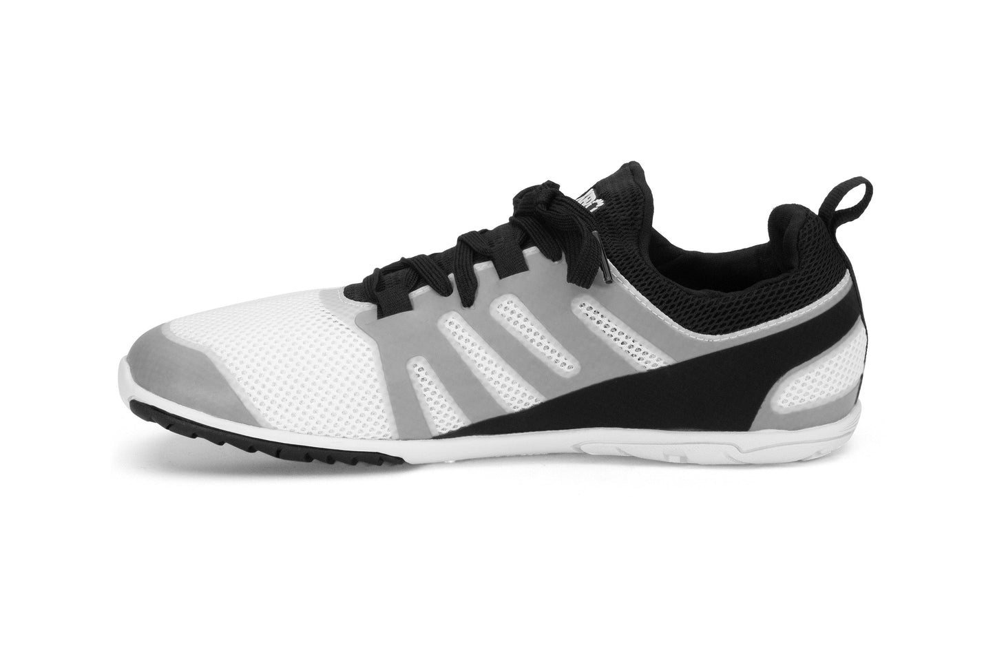 Xero Shoes Forza Runner Womens barfods løbesko til kvinder i farven white/black, inderside