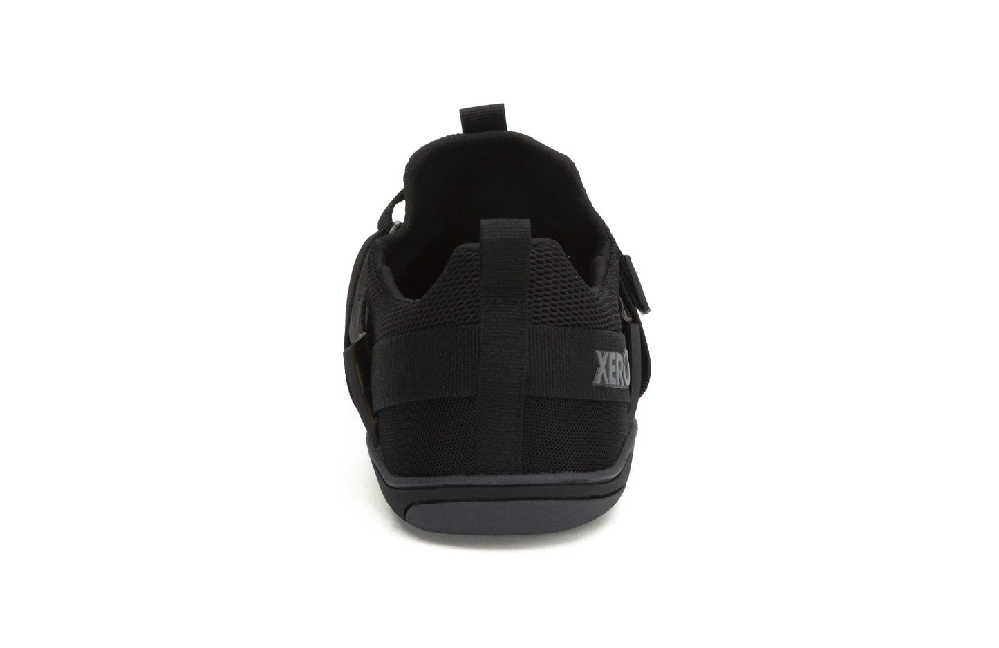 Xero Shoes Forza Trainer Mens barfods træningssko til mænd i farven black, bagfra