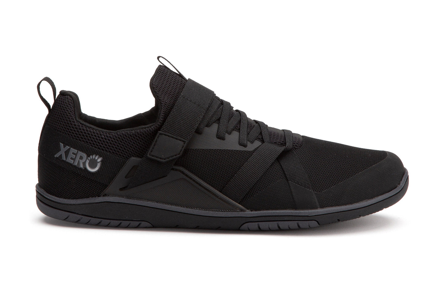 Xero Shoes Forza Trainer Mens barfods træningssko til mænd i farven black, yderside