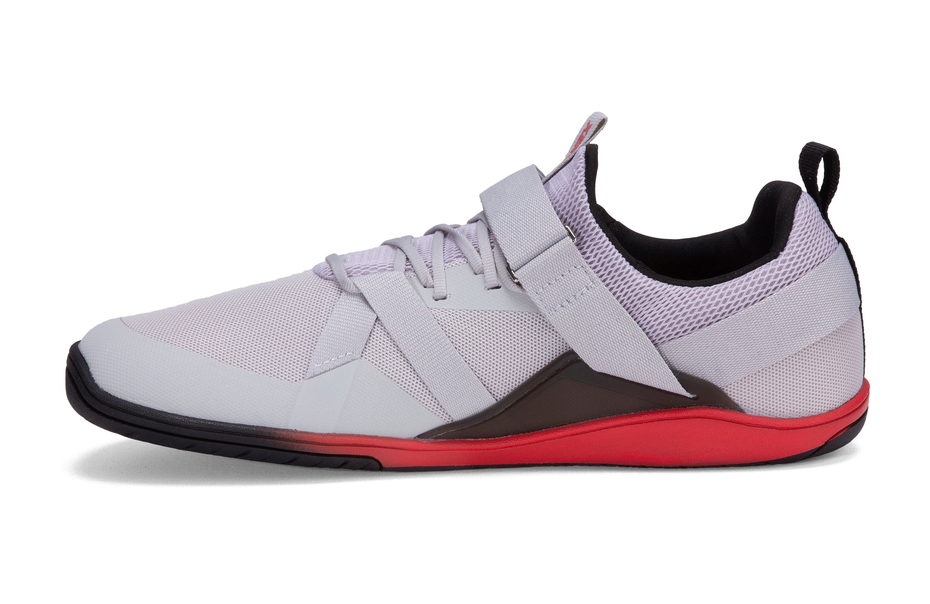 Xero Shoes Forza Trainer Mens barfods træningssko til mænd i farven micro gray / red, inderside